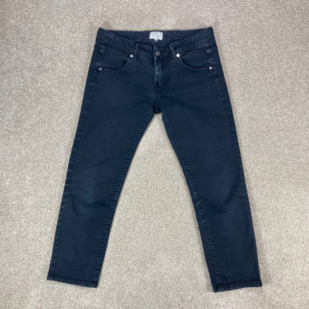 Met Low Rise Ankle Jeans Women 28 Dark Wash Stretch Staple Casual Everyday Denim